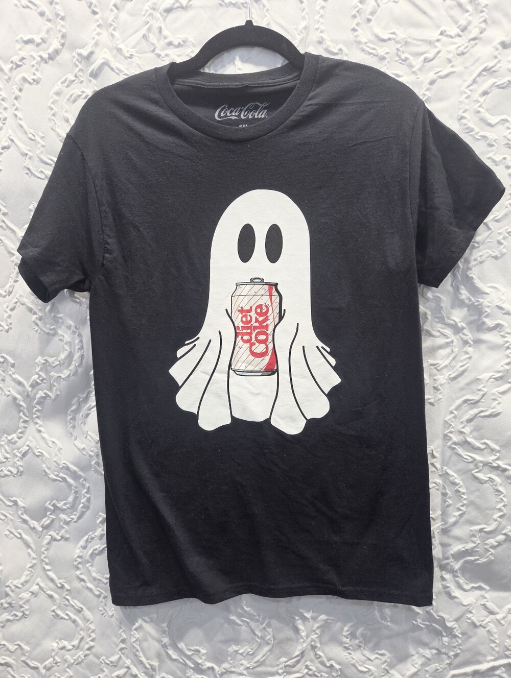 Halloween Diet Coke Ghost Graphic T-Shirt XS